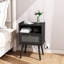 Table de chevet en bois massif Birdsall-86870244