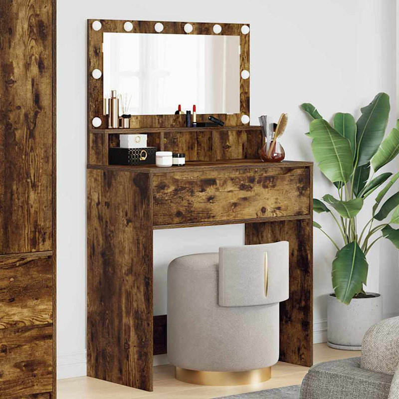 Dressing Table, Smoked Oak