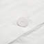 Ensemble de housse de couette mini blanc double / grand