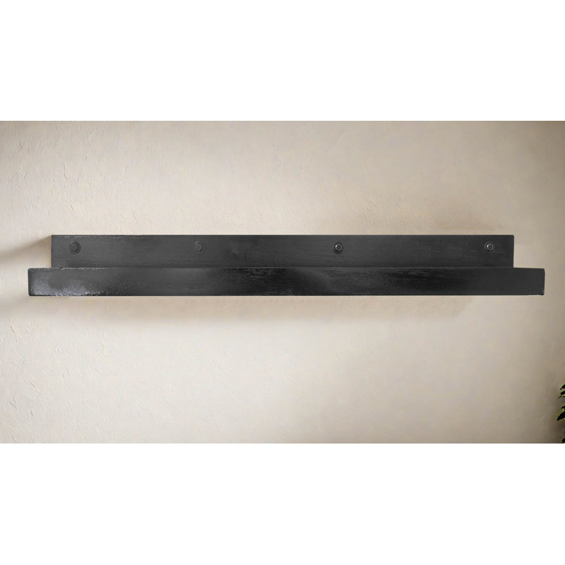 Rayne Medium Solid Oak 3 Piece Lipped Shelves, 64x5x4
