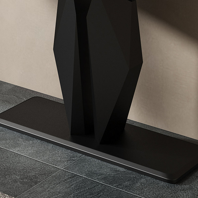 Console Modern Minimalist, H 31,5 po x l 39,37 po x P 11,81 po, Noir, noir, noir, noir