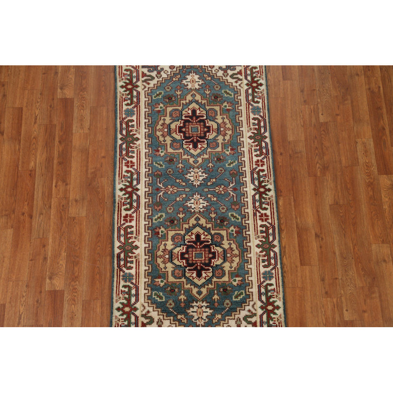 One-of-a-Kind 2'7" X 5'11" New Age Wool Area Rug in