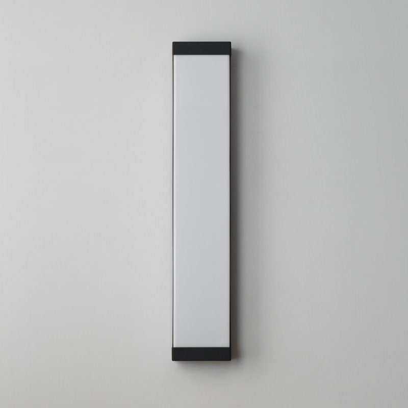 Tunnel-Outdoor Wall Mount, 26" H x 5" W x 4" D, Black