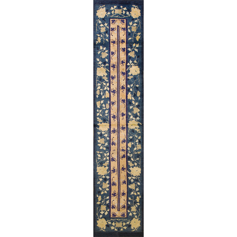Hand Knotted Wool Floral Area Rug
