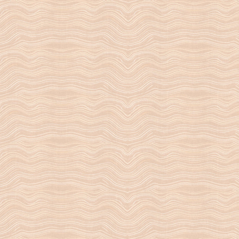 Coussin 100% coton Claira, Make Waves Buff, H 18 po x l 18 po, Housse de coussin seulement - sans insert