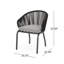 Caractéristique de salon unique, chaise d'appoint distinctive