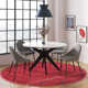 Fenway Round Marble Dining Table