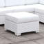 Repose-pieds extérieur avec coussin Sanjuan