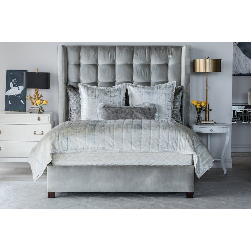 Moderne Quilted Blanket, Ivory