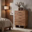 Commode 5 tiroirs en bois massif-129485407