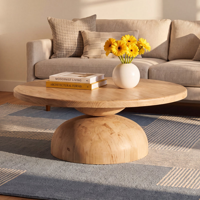 Saria Solid Wood Single Coffee Table