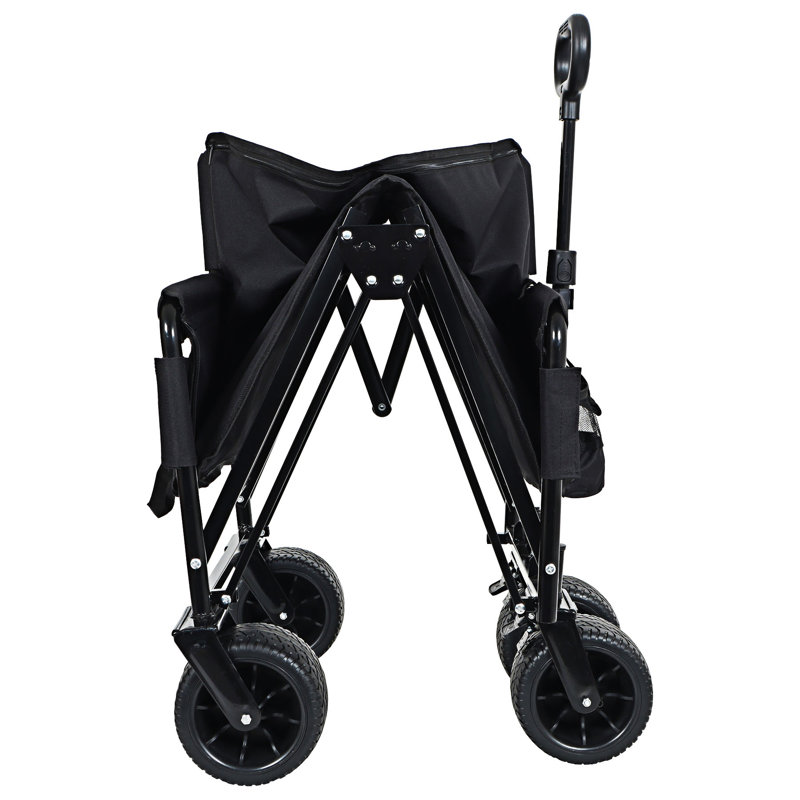 Convertible Folding Wagon Cart With Bench Seat