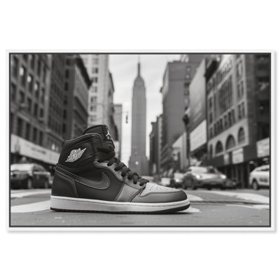 Sneaker in New York Canvas Sneaker Prints by Art Remedy