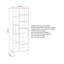 Tessa 180cm H x 63cm W Bookcase