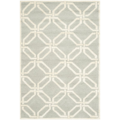 Geometric Wool Hand Woven Area Rug