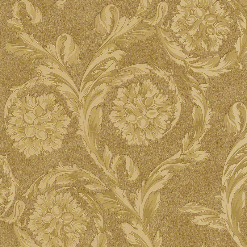Creamy Barocco 10.05m x 70cm 3D Embossed Wallpaper