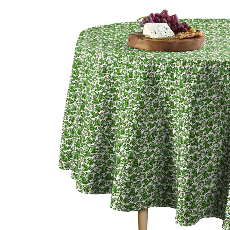 Schuylkill Saint Patrick's Day Round Tablecloth, 90" x 90"