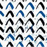 Roof Tops Chevron Vinyl Wallpaper Roll by Jamie Graney