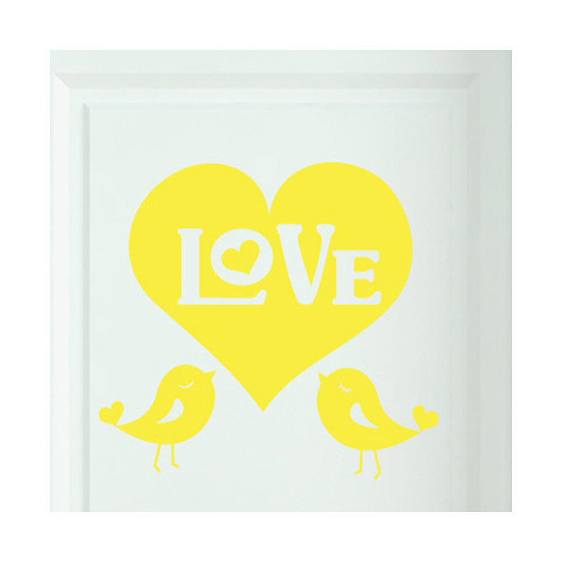 Wall Decal, Bright Yellow