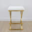 Tory Upholstered Stool with Metal Frame