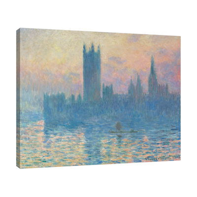 Claude Monet " The Houses Of Parliament, Sunset " by Claude Monet