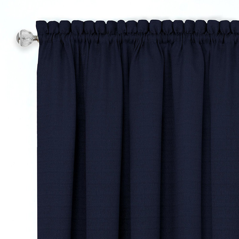 Ensemble de cantonnière 58 po Ryon, l 58 po x L 36 po, Bleu marine