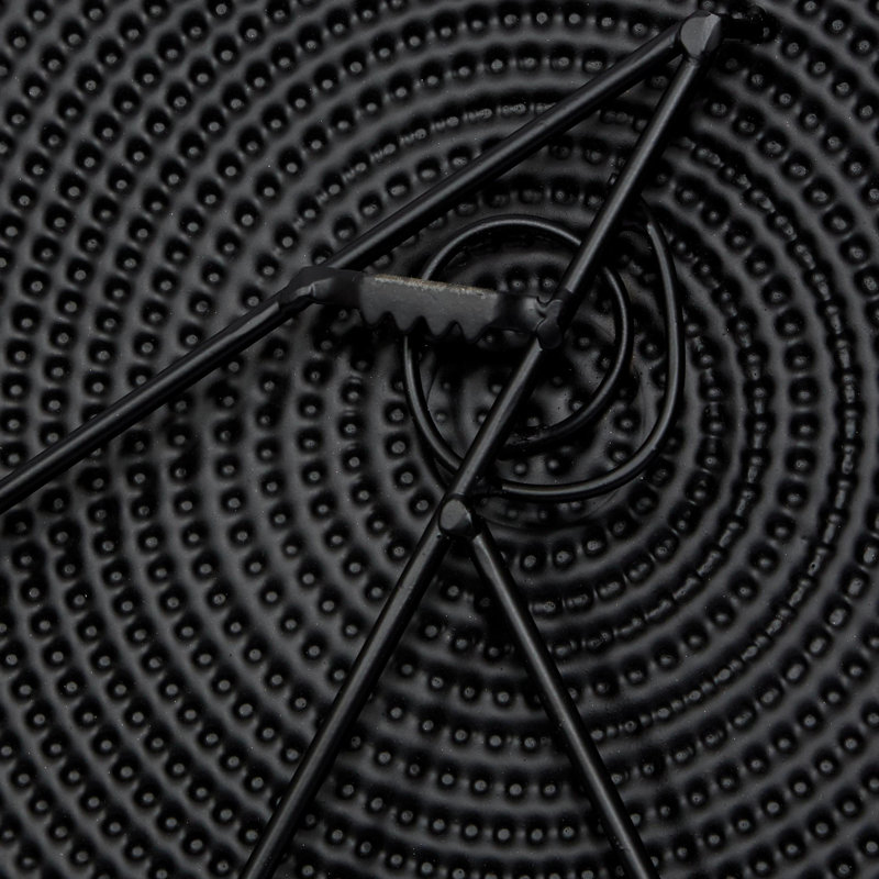 Black Iron Contemporary Abstract Wall Sculpture