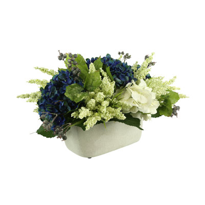 Arrangement de hortensias et bruyère Allan