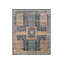 Distressed Homage Hand Knotted Wool Area Rug in Beige, Blue, Gray, Salmon-1744617481
