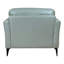 Fauteuil en cuir véritable touffeté Mishkat-70673198