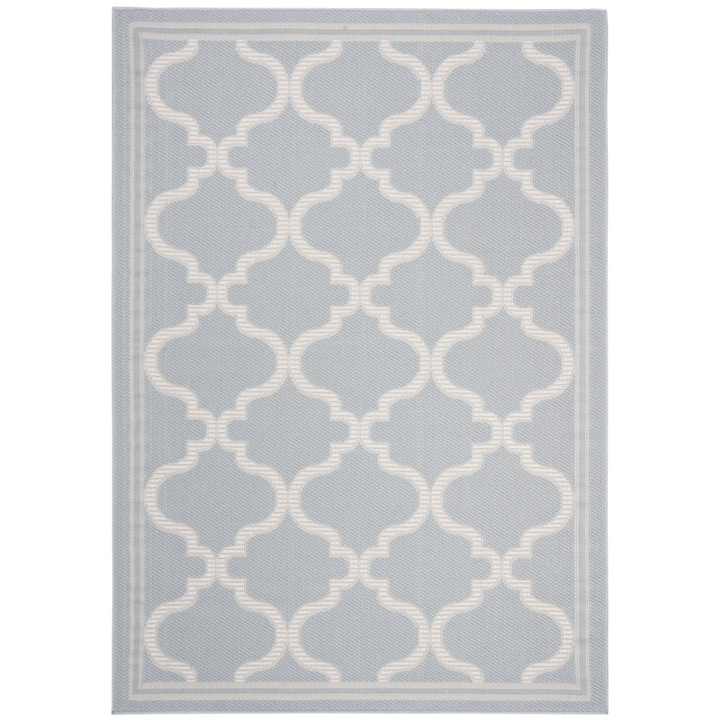 Martha Martha Stewart Indoor Outdoor Performance Machine Washable Geometric Indoor/Outdoor Area Rug, Rectangle 5'3" x 7'6"