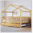 Wooden House Bed With Trundle-347267188