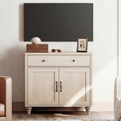 Corretta Solid and Manufactured Wood TV Stand for TVs up to 43"