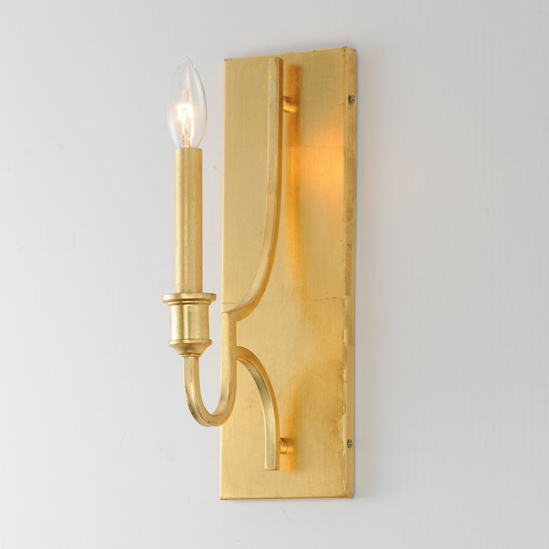 Kristofer Steel Candle Wall Light