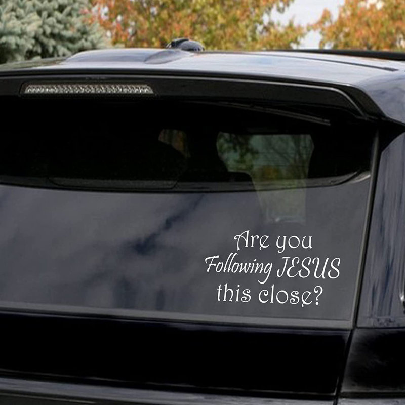 Text & Numbers Non-Wall Damaging Window Decal, White, 5" H x 10" W