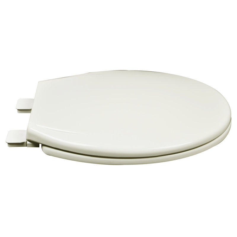 Round Toilet Seat and Lid, Linen/Biscuit