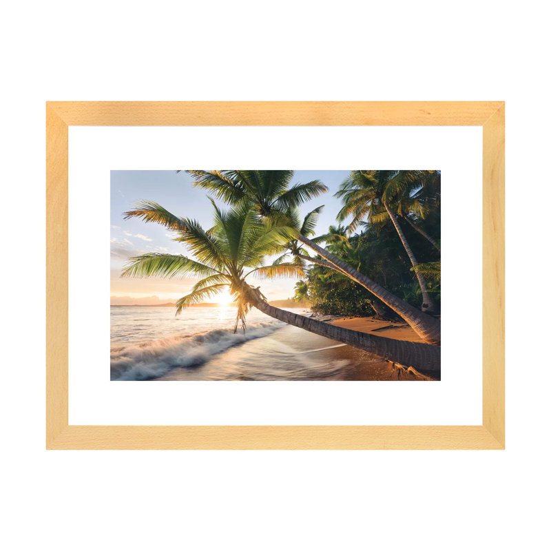 «Secret Beach, Caribbean» par Stefan Hefele - reproduction de photo, H 24 po x l 32 po x P 1 po