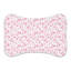 Tapis rose en forme d'os - 1 pièce