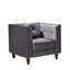 Fauteuil d'appoint classique Chesterfield-132586304