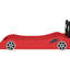 Lit de voiture de course rouge avec bande DEL et plateforme de nuit rembourrée Cozy Lighting