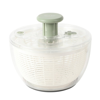 Sur La Table Kitchen Essentials Sur La Table Kitchen Essential 6.3 Qt Salad Spinner, Fruit Wahser, Fruit Washing Bowl With Strainer, In Green