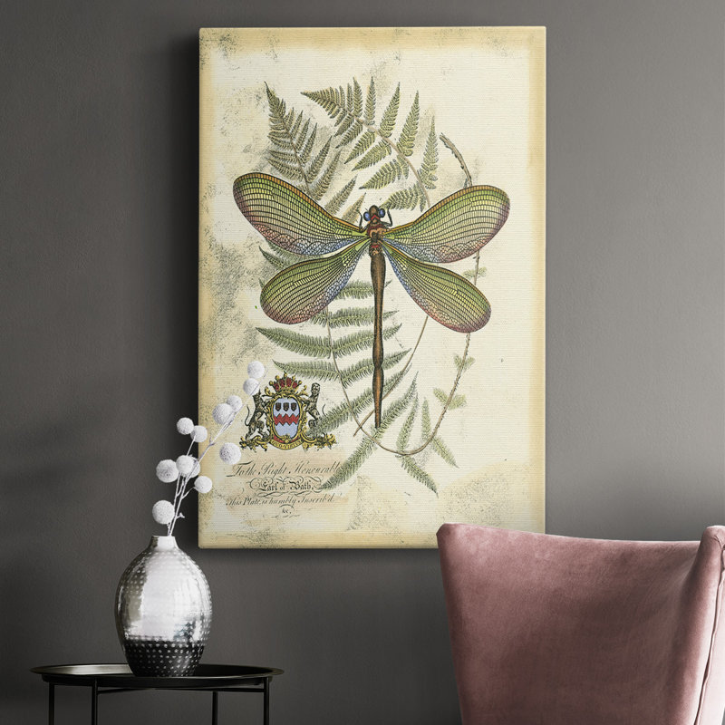 Regal Dragonfly I (PP) - impression sur toile tendue, H 36 po x l 24 po x P 1 po