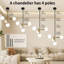 Lustre spoutnik 4 lumières Kalaila-524200081