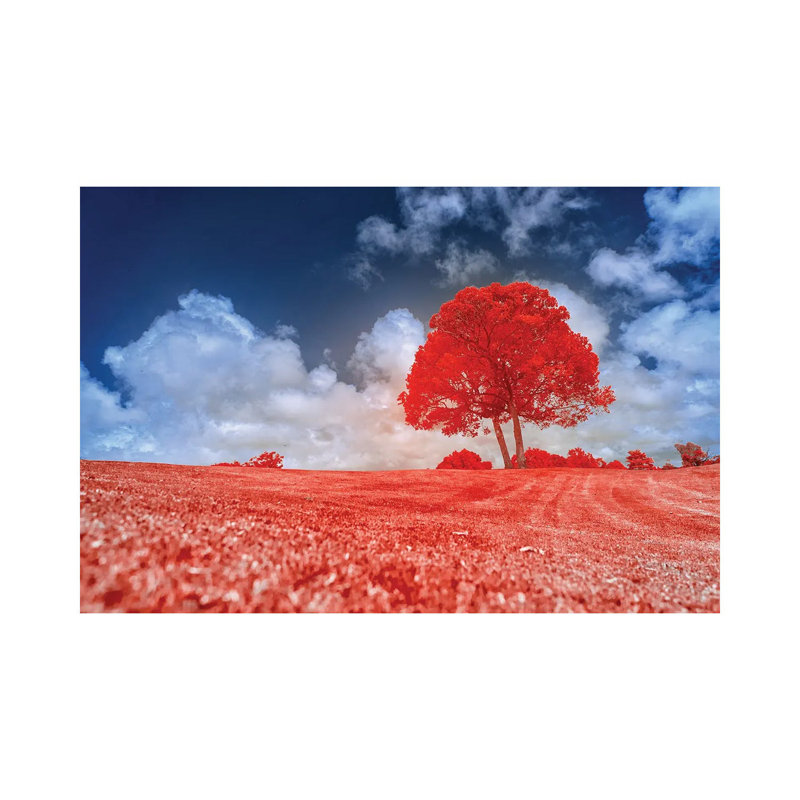Red Tree by Glauco Meneghelli - Wrapped Canvas Gallery-Wrapped Canvas Giclée