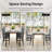 Janece 5 - Piece Dining Set with Velvet Upholstered Dining Chairs-1723959340-1692323360