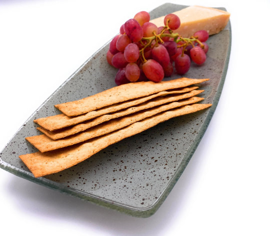 Allete 45cm Dessert Plate, Speckled Green/Grey