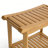 Shower Chair, Shower Bench Wood Water Proof Ergonomic Shower Stool With Storage Shelf For Bathroom Spa Wood Color-948406433