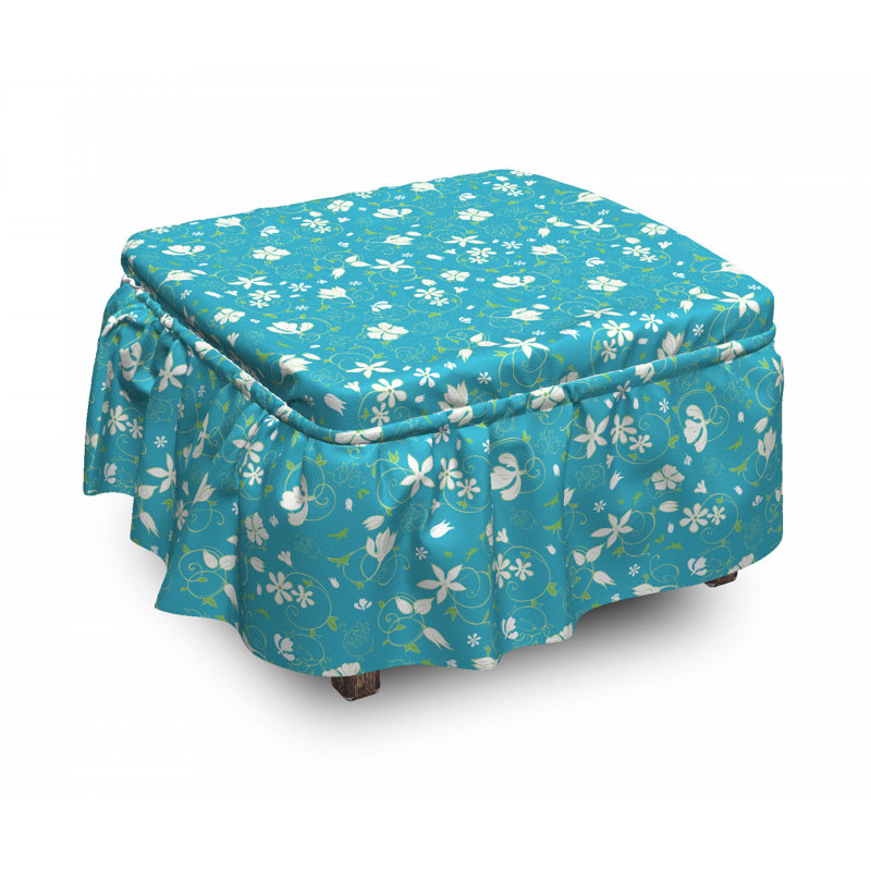 Housse pour repose-pieds de tiges en tourbillons