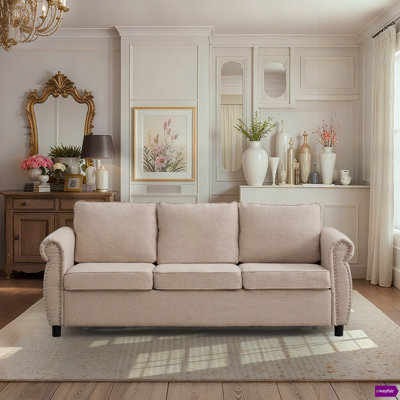 Odesser 81.5" 2-in-1 Queen Convertible Sleeper Sofa Bed, Pull Out Couch Bed,3 seater sofa bed