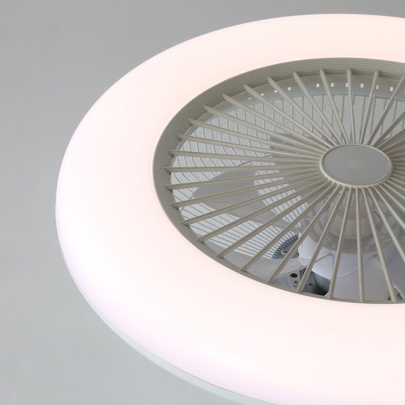 Ventilateur de plafond encastré avec lumières